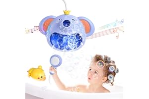 TENUISKFT Zabawka do wanny dla niemowląt, słoń, zabawka do kąpieli, z muzyką, zabawka do kąpieli dla dzieci od 1, 2, 3, 4, 5, 6 lat, zabawka do kąpieli, zabawka wodna, prezent dla chłopców i dziewczynek