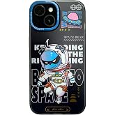 PDAteknoloji Azeada AZ-01 iPhone 15 ile Uyumlu Kılıf (Koyu Mavi, iPhone 15)