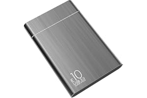 HAHHY Disque Dur Externe, Disque Dur Externe pour PC, Windows, Chromebook, Ordinateur de Bureaup- Noir