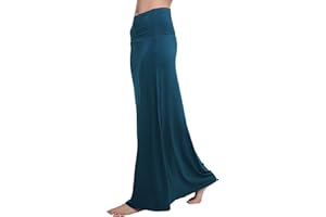 Urban GoCo Jupe Yoga de Femmes Élastique en Forme de Cocon À Taille Haute Longue Maxi Jupe De Large Ouverture
