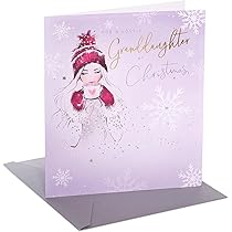 Biglietto di auguri natalizio personalizzato per nipote ballerina - Auguri di buone feste - Italia