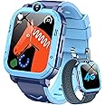 Blackview 4G Kids Smart Watch, GPS+LBS+WIFI Tracker with SOS Function, Video Call/Phone Call/Voice Chat/SMS, Sleep Monitor, Pedometer, Class Mode, Camera, Puzzle Games, Kids Smartwatch for Boys Girls