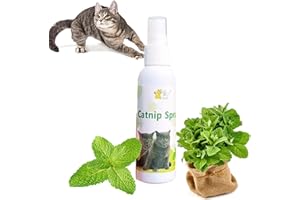 SEMINISMAR Erba Gatta Spray,Nebulizzazione Spray per Gatti,Spray Trasparente per il Comportamento di Gatti e Gattini,Spray all'erba gatta,spray all'erba gatta per gatti (Bianco*1 PC)