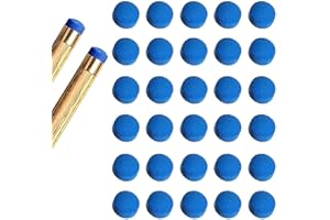 JIANYH 30 Pcs Pool Cue Tips, Cue Tips Snooker Cue Tip Snooker Accessories Snooker Cue Tip Repair Kit Pool Tips, for Anyone Who Regularly Plays Pool or Snooker