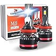 Conpex H7 LED Headlight Bulbs Conversion Kit 12,000 LM Extremely Brigh 6000K Xenon White 2 Years Warranty for High Beam Low Beam(360° Light)