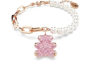 Swarovski Teddy damska bransoletka pozłacana różowym złotem 5669169