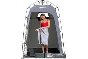 Colapz USB Rechargeable Camping Shower - Portable Shower for Dogs - High Pressure Jet Wash for Bikes - 1 Shower Head - 1 Jet Head - Carry Case Included - Campervan Essentials