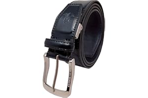 Armata di mare Cintura Uomo In Vera Pelle, Accorciabile Fibbia Fast Cut, Con Scatola