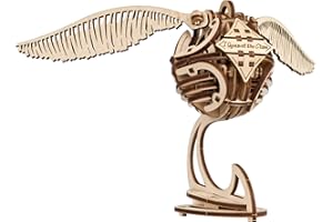 UGEARS Golden Snitch Harry Potter 3D Puzzles - 3D Wooden Puzzles for Adults Harry Potter Puzzle Set - Wooden Model Kits for Adults to Build Model Building Brain Teaser Puzzle