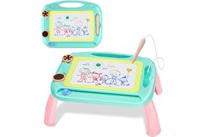 Tesoyzii Lavagna Magnetica per Bambini/Lavagnetta Cancellabile Bambini, Giocattoli Educativi/Giocattoli da Dipingere-Giocattoli & Regali