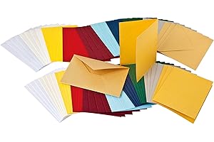 ‎VBS VBS XXL 40er-Pack Doppelkarten mit Umschläge X-Mas DIN A6 Kartengestaltung Karte Einladungskarte Geburtstagskarte Postkarte Karten basteln