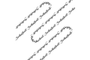 SOYANN 3 Cadenas de Motosierra 14 Pulgadas (35cm), 3/8"LP 1,3 mm (0,050"), 52 Eslabones, Cadena de Repuesto Para Motosierra, Motosierra Sierra Cadena Compatible con Bosch, Dolmar y más