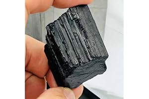 arana's - Piedra de bolsillo TURMALINA NEGRA en bruto 3-5 cm - Llévala siempre contigo - Amuleto de la suerte - Piedras y cristales naturales curativos para sanación (Turmalina Negra)