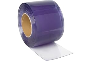 Kerbl Tenda a Strisce (stalle/Paddock/padiglioni, Rotolo Lunghezza 25 m, Larghezza 20 cm, Tenda Trasparente, PVC, Senza Materiale di Montaggio) 291156