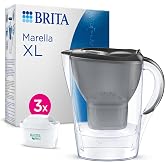 BRITA Marella XL 3x MAXTRA PRO Pure Performance Filtreli Su Arıtma S&uuml;rahisi &ndash; Grafit (3,5 L)