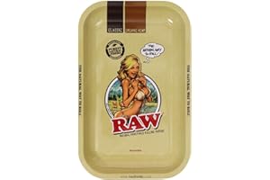 OUTONTRIP RAW 18600 Small Girl Metal Rolling Tray-27,5 x 17,5 cm, Metall