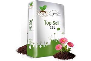 Laeto Top Soil 35L – Top Soil for Garden & Landscaping – Premium Garden Soil for Plants, Lawns & Flowers – Rich Organic Soil for Healthy Growth 35 Litres