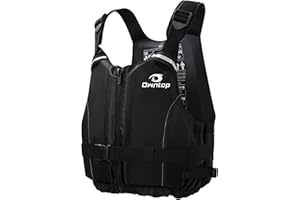 Owntop Aides à la flottabilité pour Adultes, Gilet de flottaison en Mousse avec Sangle d'entrejambe et Poche intérieure Unisexe pour Le Paddle, Le Kayak, la pêche