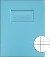 Silvine Exercise Book 7mm Squares 80 Pages 229x178mm Blue Ref EX106 [Pack of 10]