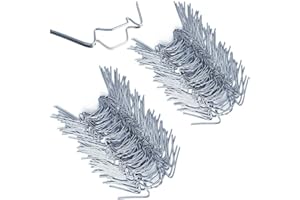 DEUBA® Gewächshausklammern Edelstahl 100 Stück Hohlkammerplatte Befestigung Gewächshäuser Gewächshausklemmen Zubehör