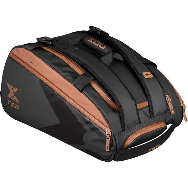 NOX Padelbag Luxury Master Series - Sac 60L Noir/Blanc, Compartiment Thermique Et Ventilation