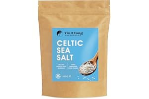 Celtic Sea Salt 500g by Yin & Yang Superfoods | Natural Gourmet Salt Rich in 82+ Minerals | Hand-Harvested & Sustainably Sourced from France