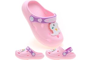 AYUEBO Unisex Kinder Clogs Jungen Mädchen Gartenschuhe Pantoffeln rutschfeste Gartenclogs Strand Gummi Hausschuhe Sommer Latschen