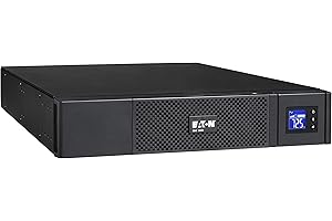 Eaton Onduleur 5SC 3000 IEC Tour/Rack 2U - Line-Interactive UPS - Puissance 3000VA (8 Prises IEC 10A + 1 Prise IEC 16A) - AVR - Afficheur et Interface USB (Cable USB Inclus) - Noir (5SC3000IRT)