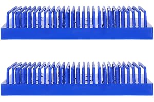 JEWEDECO 2 St Mikroskopglasställ med Fack Dränerande Torkställ för Stabil Glasbricka för Färgning Torkning och Förvaring Pass