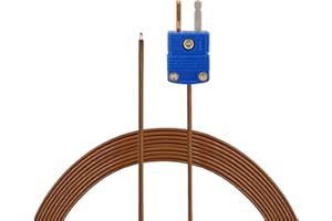 PerfectPrime TL0024TT, Thermocouple T-Type Low Temperature Sensor/Probe, -200~260°C / -328~500°F, 2 Meter Long