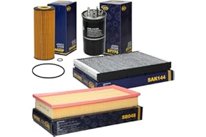 SCT Germany Inspektionspaket Wartungspaket Filterset 1 x Luftfilter 1 x Innenraumfilter mit Aktivkohle 1 x Ölfilter 1 x Kraftstofffilter