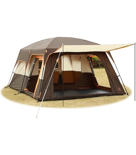 CORE 12 Person Tent | Large Multi Room Camping Tent for Outdoor