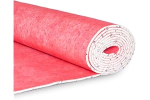 FloorPro 10mm Carpet Underlay - DIY Roll 1m x 5m - PU Foam With Sound And Insulation - Underfoot Comfort Cushion Padding Underlayment - Ideal For Stairs