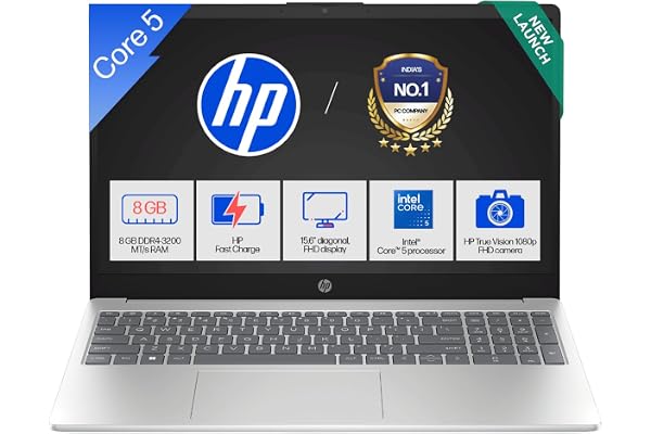 HP 15, Intel Core 5-120U (8GB DDR4, 512GB SSD) FHD, Anti-Glare, Micro-Edge, 15.6''/39.6cm, Win11, M365 Basic(1yr), Office Hom