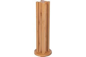 GALILEO Porte-capsule café en bambou, 4 logements, Ø11 x 32,5 cm, OuiChef
