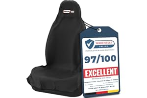 upgrade4cars Housse de Siege Voiture Universelle Avant Individuel Noir Impermeable pour Sport Chien Enfant Conducteur | Protection Siège Auto Universel Couvre Etanche Accessoire Interieur