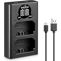ENEGON NP-FZ100 Chargeur USB LED pour Batterie NP-FZ100 de Sony