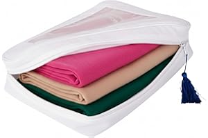 The Cashmere Choice Cashmere Storage Bags for Clothes, Jumpers, Scarves – 100% Cotton Garment Bag – Standard Size