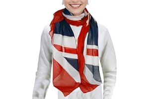 GFM UNION JACK Pattern Scarf Or Hat or Set