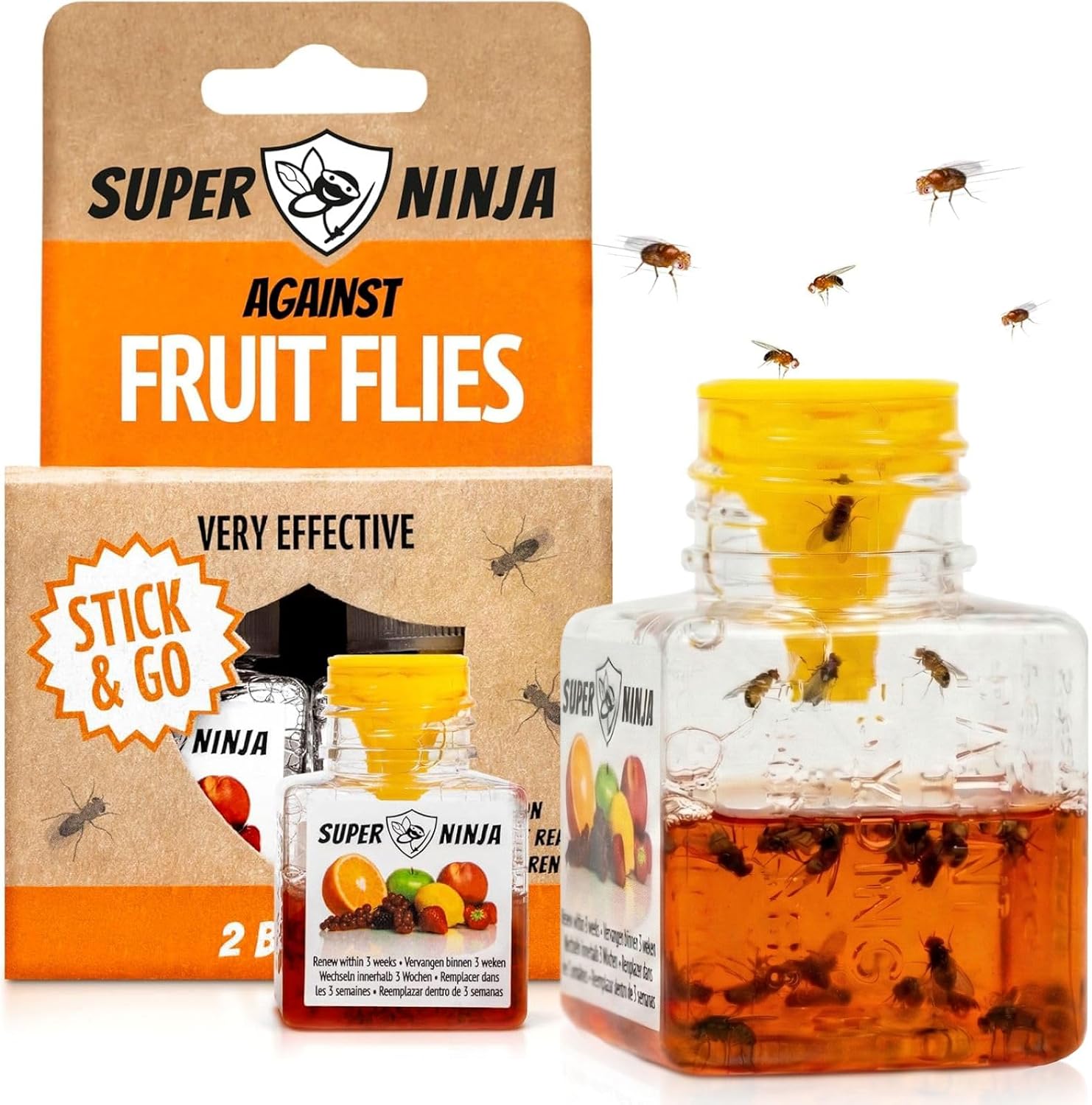 Retour d'Expérience & Bilan Utilisateur : Super Ninja Fruit Fly Traps for Indoors 2 Pac