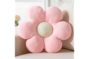 Vdoioe Poduszka kwiatowa, poduszka dekoracyjna w kształcie kwiatu poduszka do siedzenia różowy kwiat pluszowa poduszka dekoracyjna poduszka podłogowa do domu dekoracyjne poduszki do siedzenia