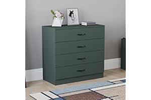 Vida Designs Riano Commode à 4 tiroirs Vert Jaspe