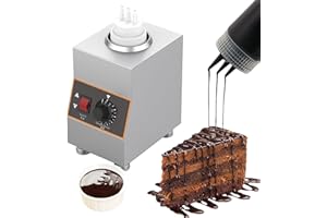 BIXUYOU Riscaldatore elettrico per salsa alimentare da 240 W, macchina per la conservazione del calore della marmellata, salse al formaggio al burro al cioccolato calde, bottiglia da 1-4 guarnizioni