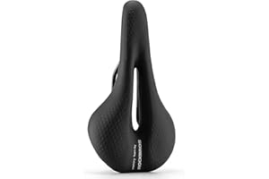 ROCKBROS Bicycle Saddle 50mm Memory Foam Comfortable Bicycle Seat for Women Men Hollow Ergonomic Bike Saddle Cushion Breathable Waterproof for MTB, Road Bike, City Bike, Folding Bike 3 Types