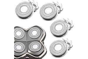 GLATTOL VRMETA 4 PCS Shaver Head Replacement Blades for Pitbull Carver PRO 4 Electric Razor Replacement head**G