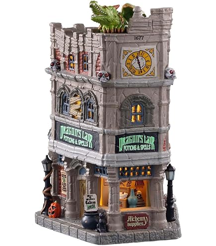 Lemax Spooky Town Sights & Sounds: Mystery Meat Canning Co – Gruseliger Sound & Licht-Spaß Für Dekofans