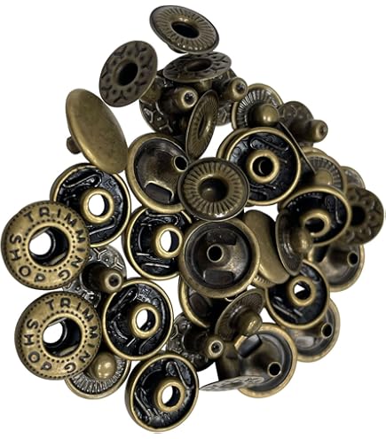 Lot De 10 Boutons-pression à Ressort En Forme De S à Coudre