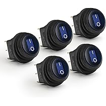 LED-tuimelschakelaar rood - 5413974180503 | Type knop: Tuimelschakelaar