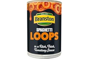 Branston Spaghetti Loops in Tomato Sauce, 395 g (Pack of 12)
