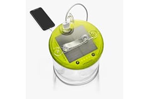 MPOWERD Luci Pro Outdoor 2.0: solarna nadmuchiwana latarnia + ładowarka, nowa wersja, 150 lumenów diod LED, wytrzymuje do 50 godzin, możliwość ładowania przez energię słoneczną lub USB, wodoodporna,